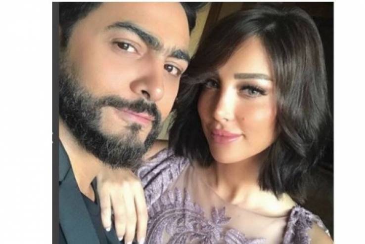 زوجة تامر حسني بسمة بوسيل۔۔۔ هل حقاً حامل بطفل ثالث؟