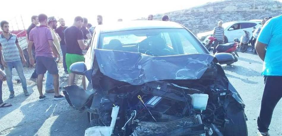 جريح في حادث سير على طريق عام كوثرية السياد!