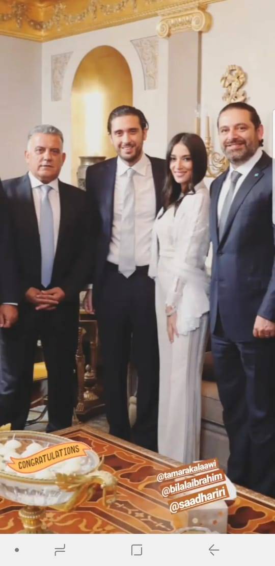 بالفيديو.. ​كوكبة من النجوم في حفل زفاف نجل اللواء عباس ابراهيم