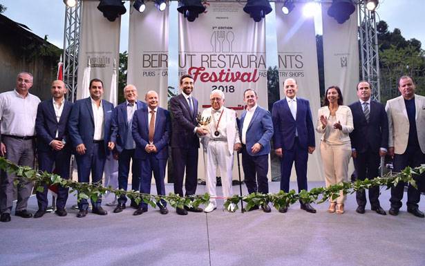 كيدانيان وشبيب والرامي افتتحوا مهرجان بيروت للمطاعم