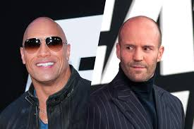 "jason statham" و " dwayne johnson"  في أول ظهور من فيلمهما الجديد