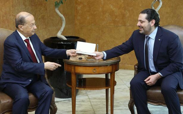 الحريري يكثف المشاورات لتقديم الصيغة الجديدة لعون بعد عودته من يريفان