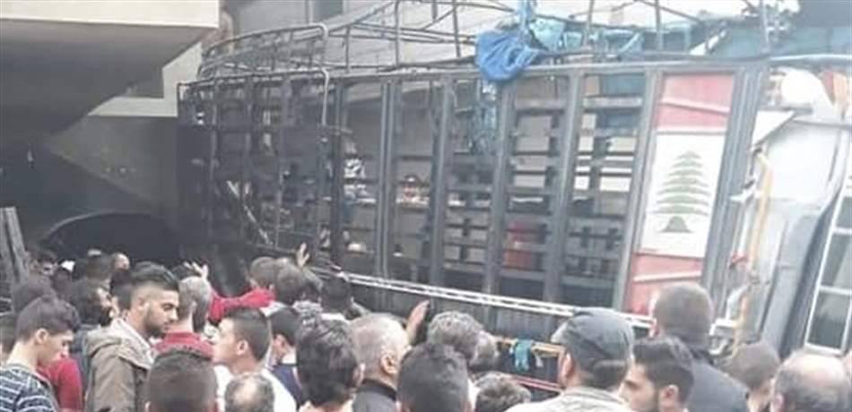 جرحى بانفجار خزان مازوت في فنيدق