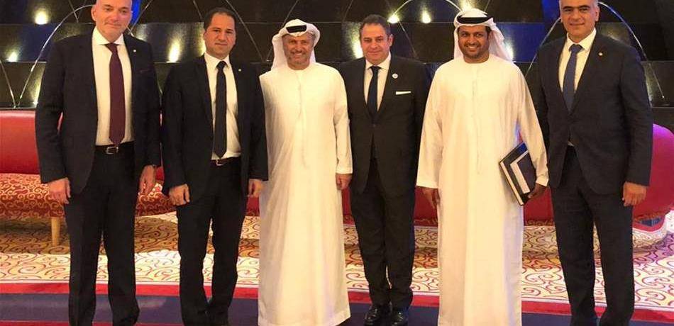 سامي الجميل في الامارات و يلتقي وزير الدولة للشؤون الخارجية