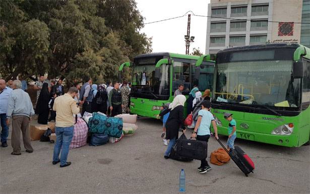 دفعة جديدة من العائدين النازحين طوعاً