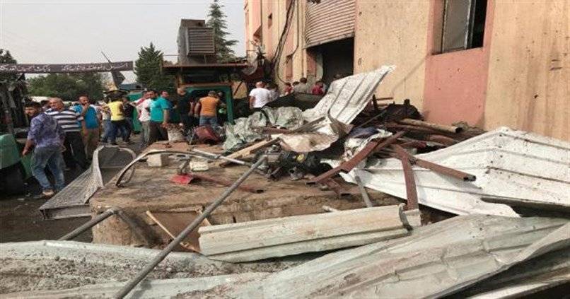 بالصور : قتيلان و6 جرحى في انفجار قوي في بلدة لبنانية!