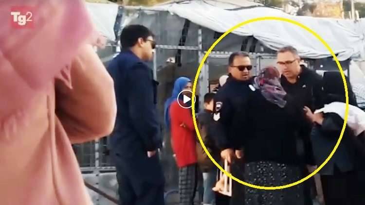 الشرطة اليونانية توقف ضابطاً عن العمل بسبب لاجئة مسنة