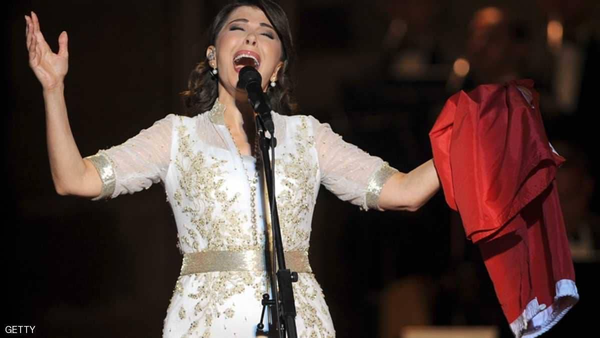 الفنانة ماجدة الرومي نجمة اوبرا القاهرة في مصر هذه السنة