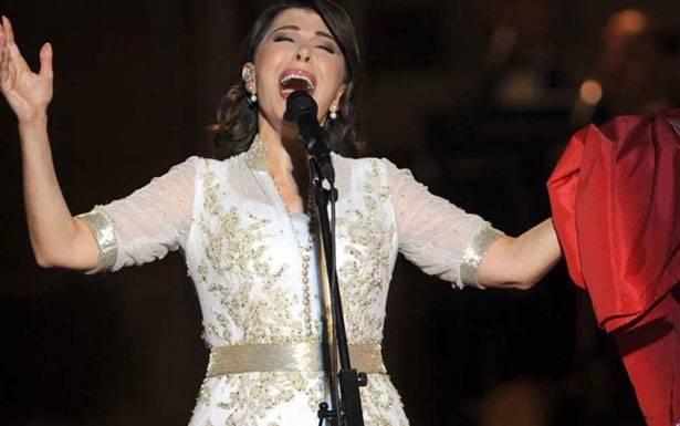 الفنانة ماجدة الرومي نجمة «أوبرا» القاهرة في مصر هذه السنة