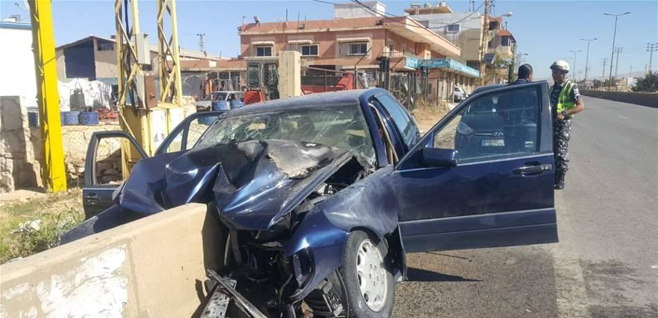 قتيلان وجريحان بحادث مروّع في بعلبك