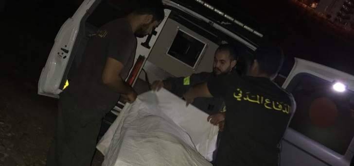 الدفاع المدني: انتشال جثة فتاة اثيوبية الجنسية في الروشة