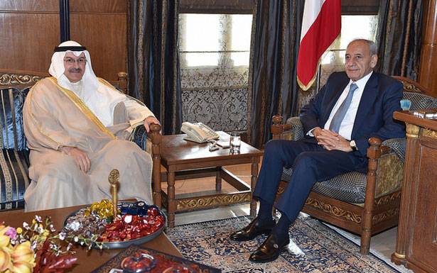 بري إستقبل السفير الكويتي