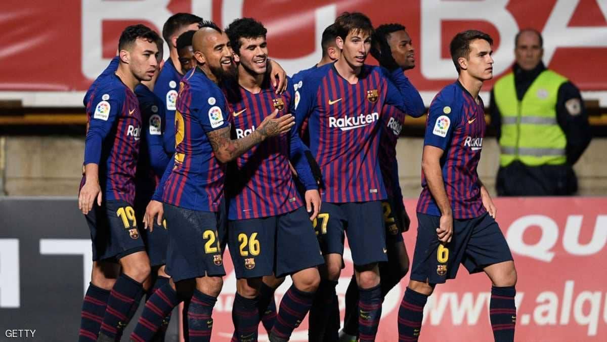برشلونة يعبر ليونيسا "المتواضع" بصعوبة
