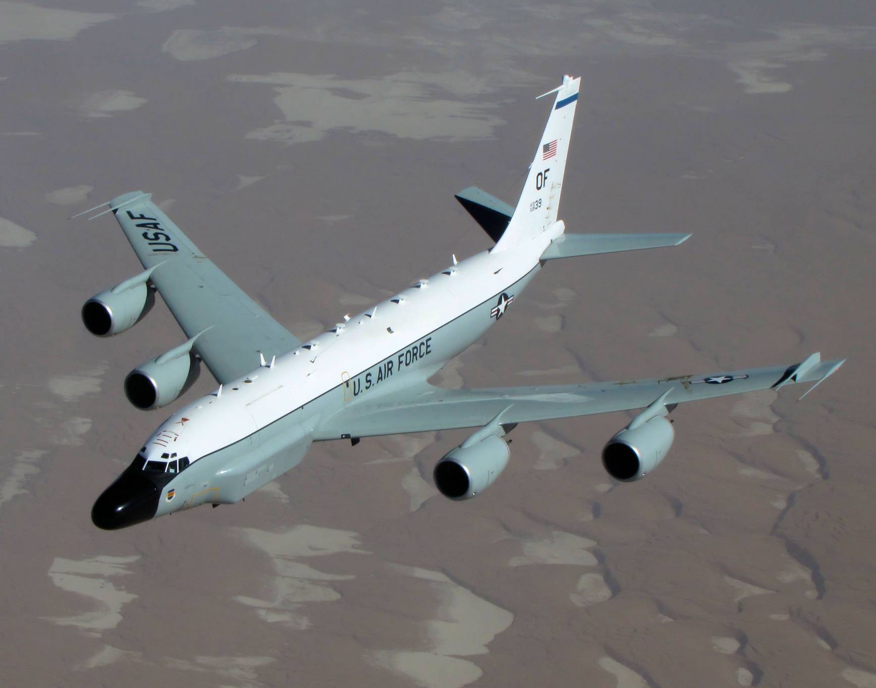 رصد طائرة تجسس أميركية على حدود منطقة كالينيغراد