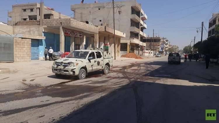 الجيش التركي يقصف قرية تل جيهان بريف القامشلي الشرقي في سورية