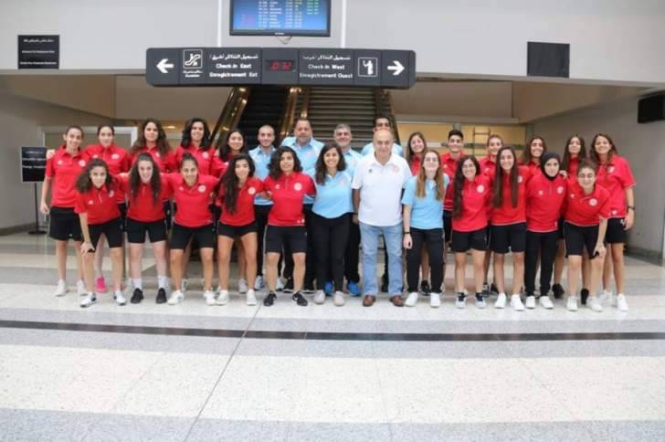 بعثة منتخب لبنان الاولمبي للسيدات غادرت الى تايلاند للمشاركة في تصفيات اولمبياد طوكيو