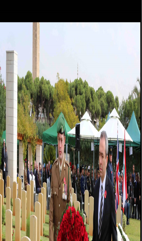 السفارة البريطانية أحيت يوم تذكار الموتى بقداس في مدافن الكومنولث في بيروت