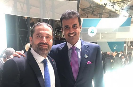 صورة للحريري مع تميم بن حمد تثير الجدل