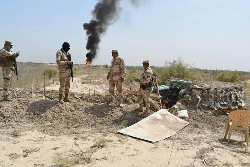 العثور على أوكار ومتفجرات لـ"داعش" بين العراق وإيران