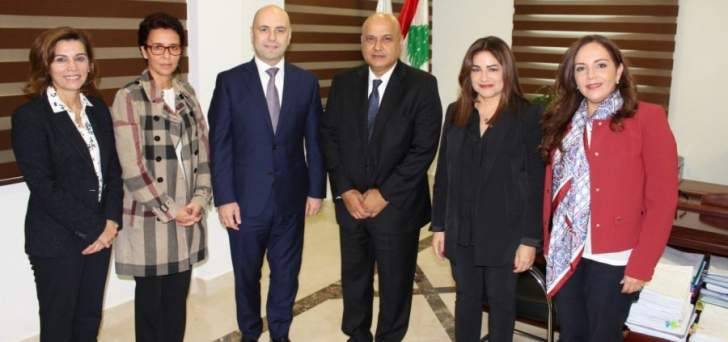 حاصباني التقى وفد البنك الدولي واتفاقية التمويل وضعت حيز التنفيذ