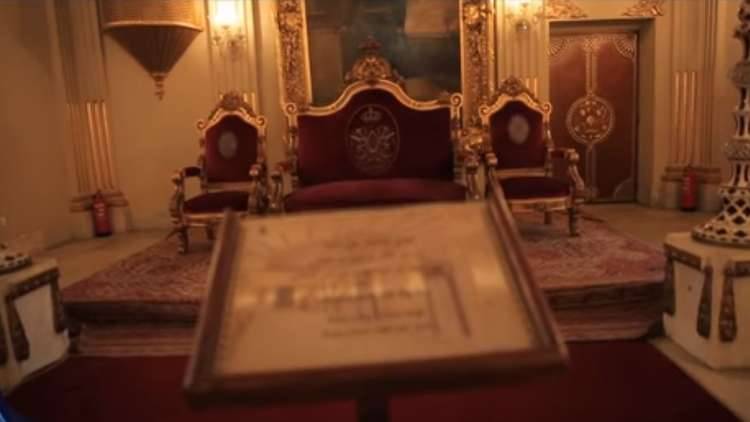 الكشف عن سر بناء قاعة ذهبية في قصر المنيل بمصر (فيديو)