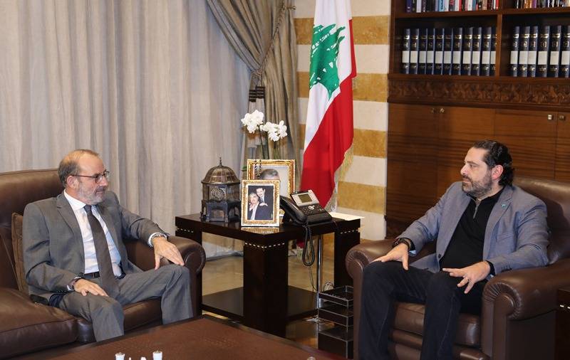 الحريري عرض مع الصراف اوضاع المؤسسة العسكرية وسبل دعمها
