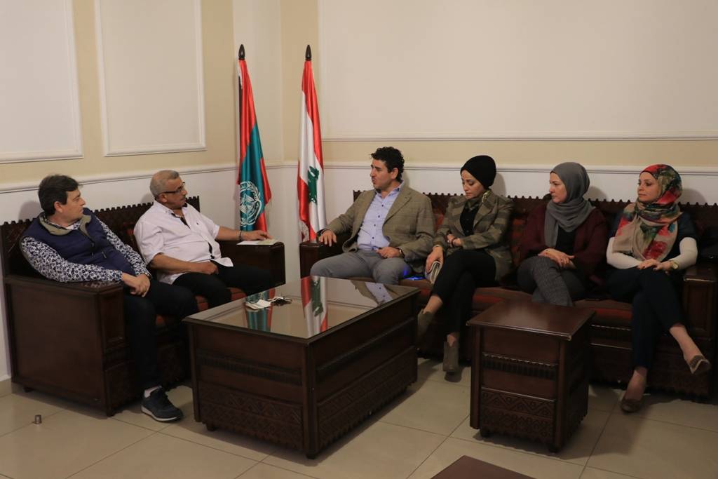 أسامة سعد التقى وفدا من جمعية بقسطا
