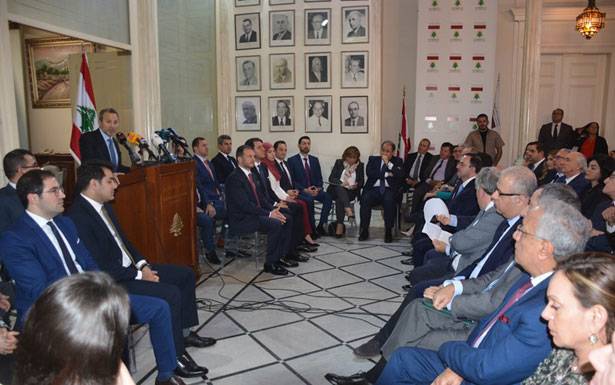 أطلـــــق دورة الملحقين الإقتصاديين العشرين

باسيل : مُهمّتهم واضحة فتح أسواق العالم
