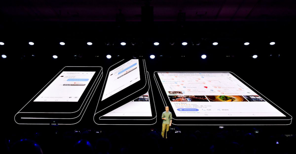 سامسونج تخطط لإطلاق هاتفها القابل للطيGalaxy F مع Bixby 3!
