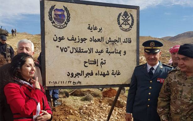 إزاحة الستار عن نصب تذكاري لغابة

أرز شهداء «فجر الجرود» في رأس بعلبك