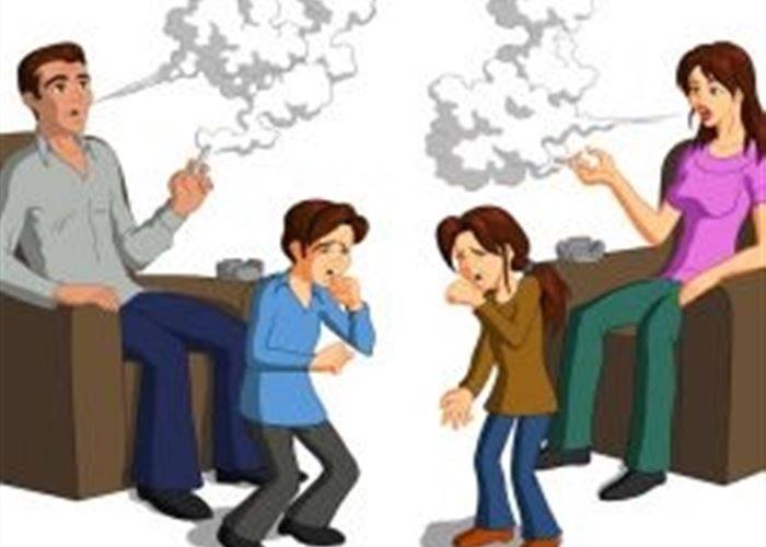 التدخين سبب لبدانة الاطفال!
