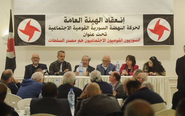 انتخاب الهيئة القيادية المؤقتة لحركة

النهضة السورية القومية الاجتماعية :
