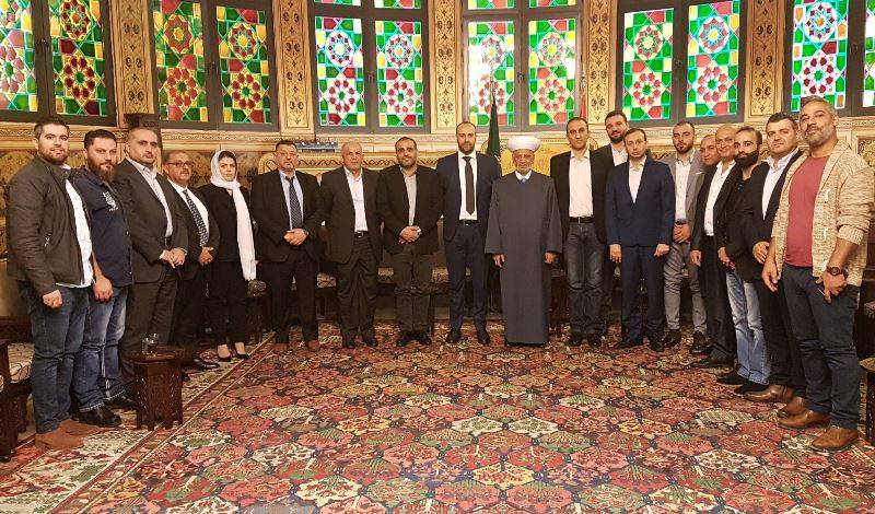 دريان التقى وفدا من وكالة داخلية بيروت في التقدمي الاشتراكي