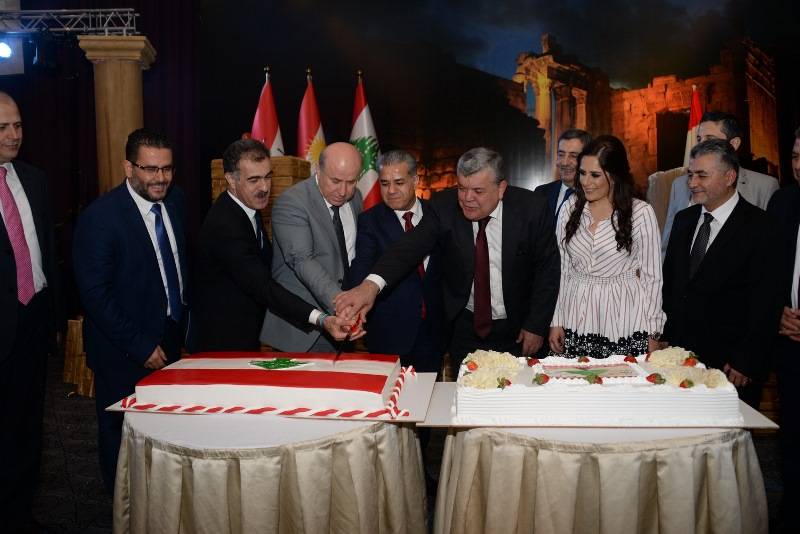 تجمع الجالية اللبنانية في اقليم كردستان أحيا ذكرى استقلال لبنان