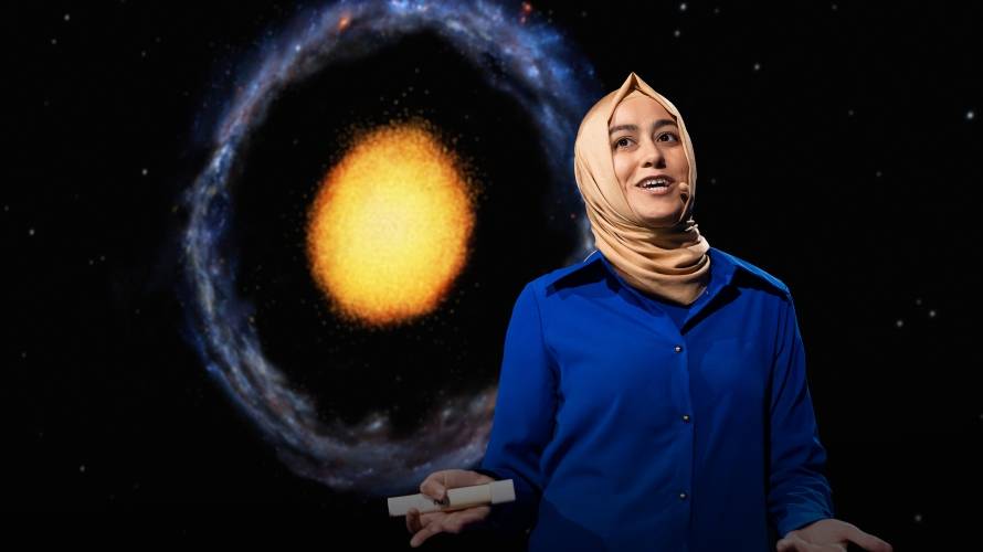 التركية بورشين موطلو باقديل تكتشف مجرة فضائية نادرة