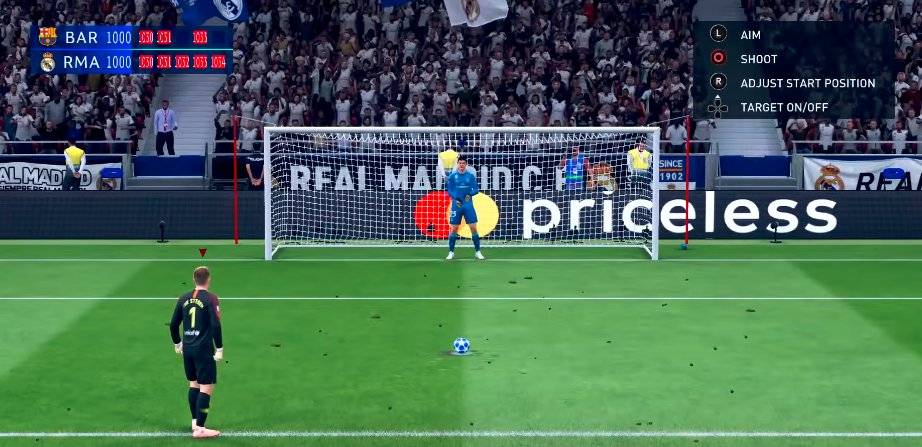 ماذا يحدث عندما تسجل أكثر من 2000 ركلة ترجيح في FIFA 19؟