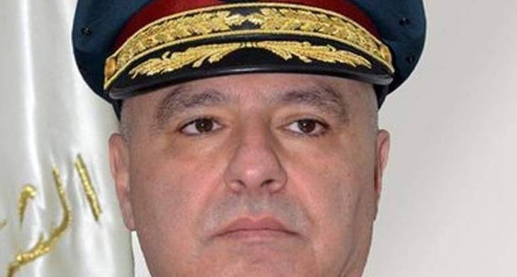 قائد الجيش بحث مع زاسبيكين الأوضاع العامة في لبنان والمنطقة