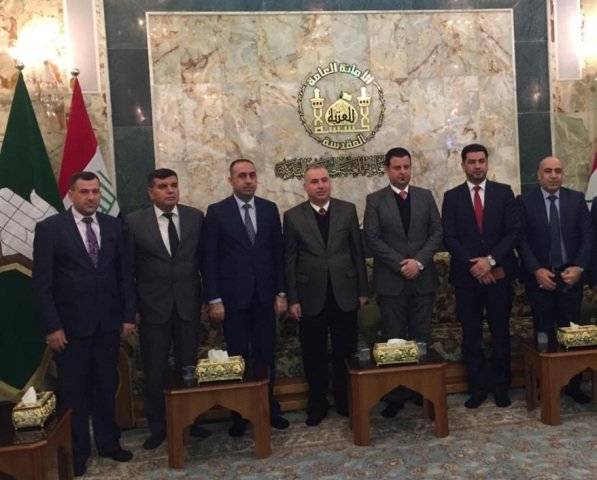 أعضاء مجلس المفوضين العراقيين يبحثون مع ممثل المرجعية تثبيت موظفي مراكز التسجيل غير المثبتين