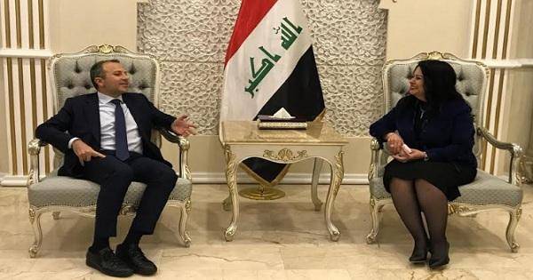 باسيل وصل إلى بغداد