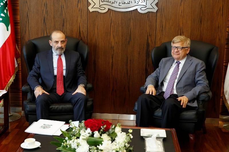 الصراف عرض وزاسبكين العلاقات والاوضاع في لبنان والمنطقة