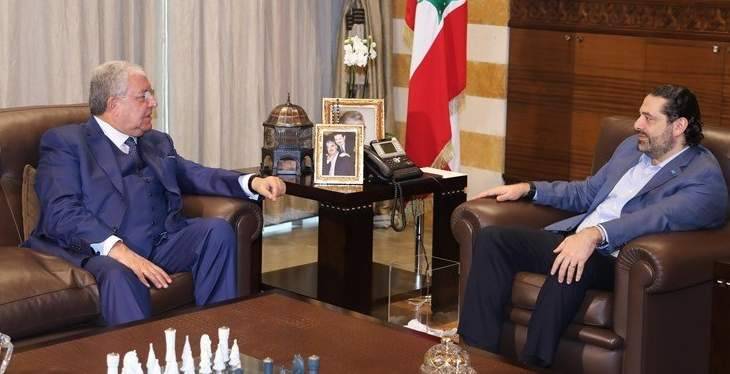 الحريري عرض مع المشنوق التطورات