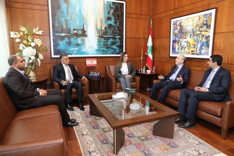 إبراهيم استقبل عضوين في مجلس الشعب السوري وبحث معهما في الاوضاع العامة