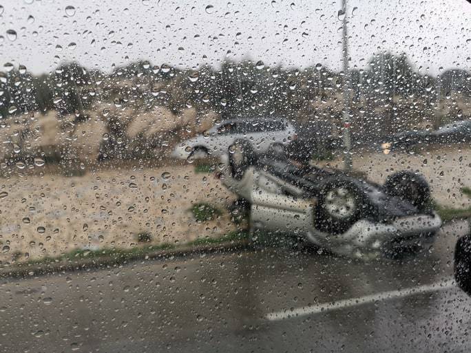 بالصورة-حادث سير مروع على طريق كازينو لبنان !!