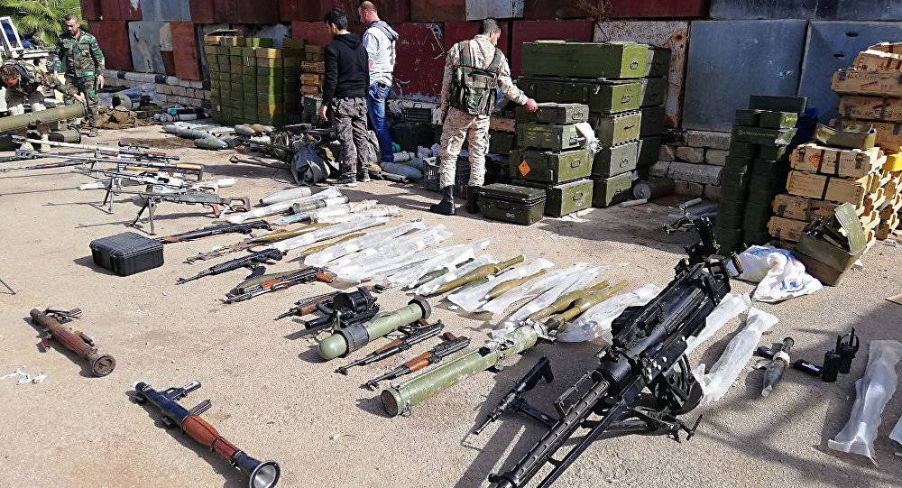 بالصور... طائرات مسيرة ومضادات للدروع بين مخلفات الإرهابيين في درعا السورية