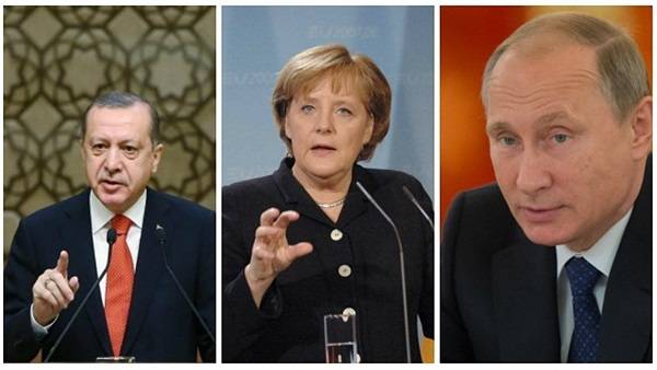 موسكو: بوتين وميركل وأردوغان مستعدون لعقد قمة حول سوريا