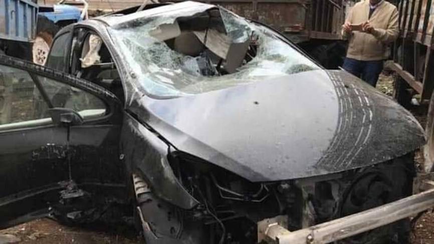 فنان سوري ينجو باعجوبة من حادث سير مروع