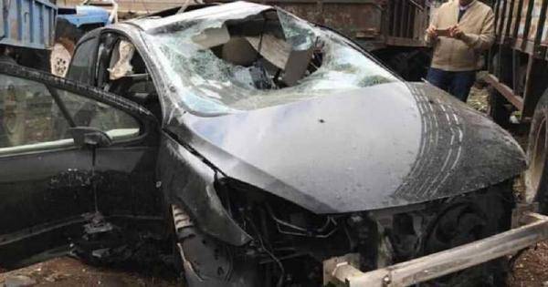 فنان سوري ينجو باعجوبة من حادث سير مروع