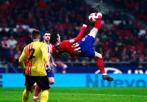 اتلتيكو مدريد يكتسح سانت اندرو ويرافق جيرونا الى ثمن نهائي كأس ملك اسبانيا