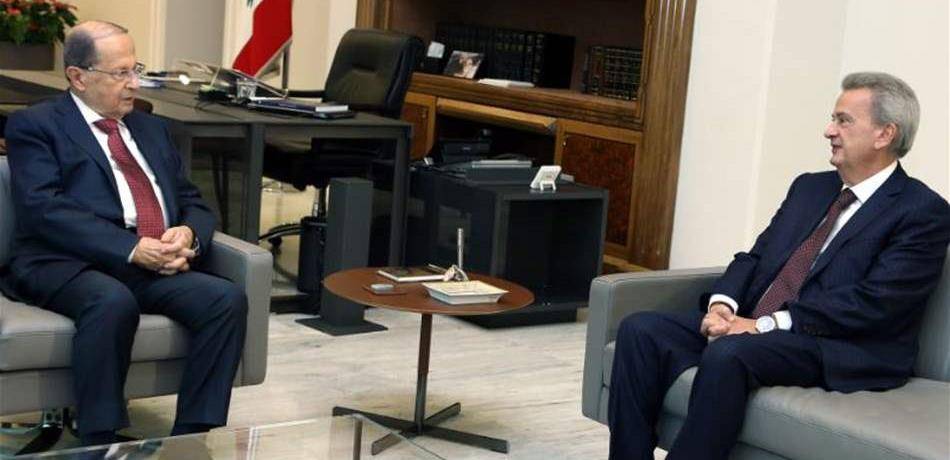حاكم "مصرف لبنان" من بعبدا: الوضع المالي مستقر