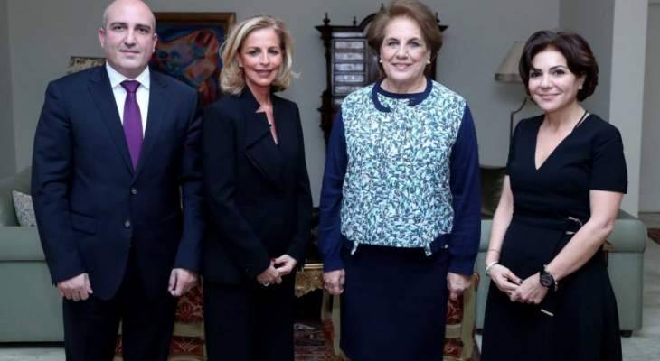 اللبنانية الاولى استقبلت لجنة مهرجانات ضبيه الدولية